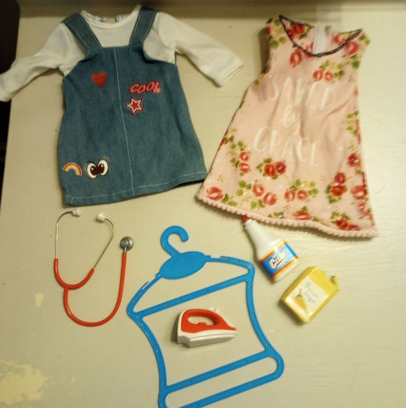 Bundle Of Doll Clothes And Accessories For Bigger Dolls (Not Barbie Size) - Picture 2 of 5